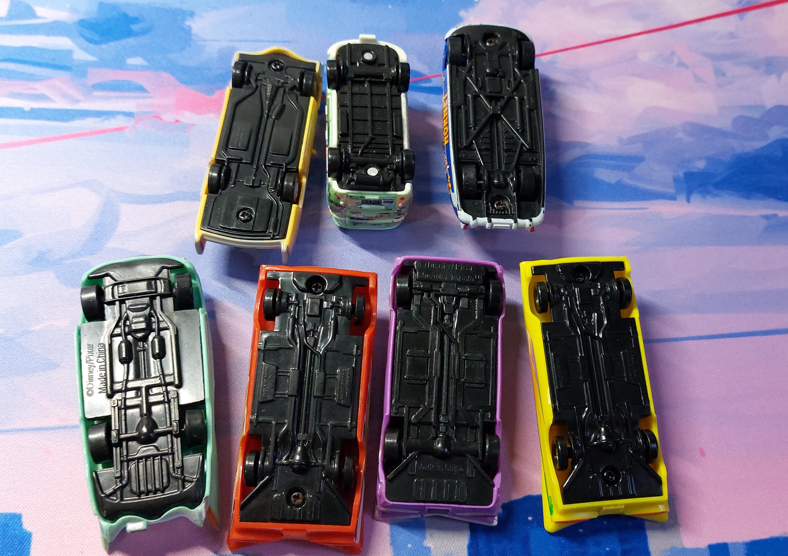Rare Vintage X7 Disney Pixar Cars Mcdonalds Toys 2006 Bundle Lot