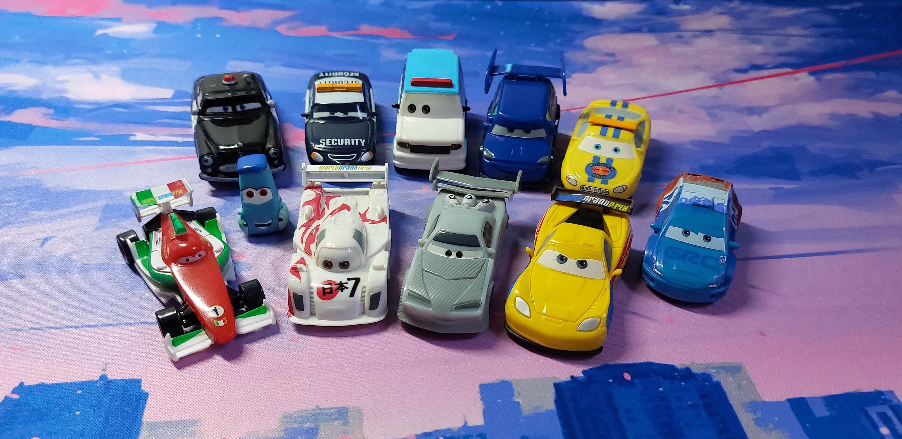 Rare Vintage X10 Disney Pixar Cars Mcdonalds Toys 2006 Bundle Lot