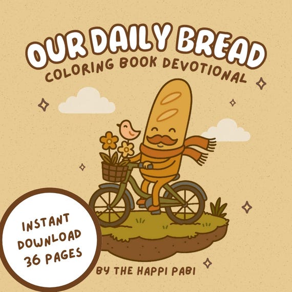Our Daily Bread - Coloring Book Devotional - Bible Verse on Every Page for Reflection While You Relax - Bold & Easy