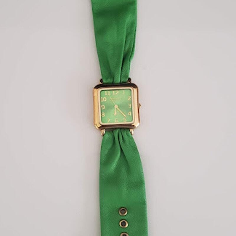 VTG‎ Joan Rivers Classics Women\'s Watch Soft Leather Green Band Fresh Battery VTG Joan Rivers Classics Women main image 2