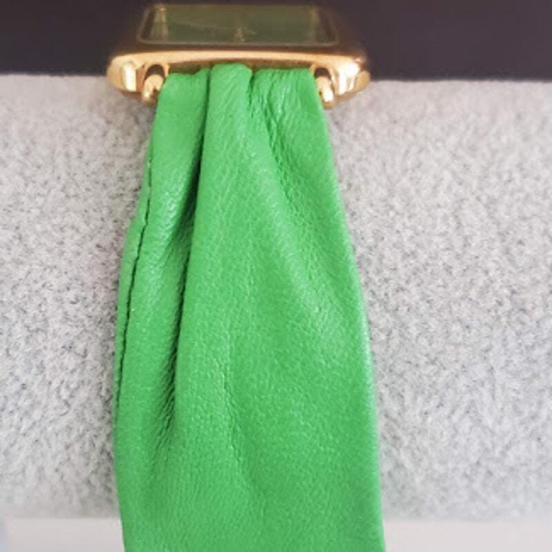 VTG‎ Joan Rivers Classics Women\'s Watch Soft Leather Green Band Fresh Battery VTG Joan Rivers Classics Women main image 4