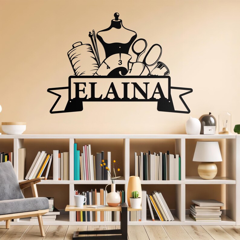 Sewing Room Sign,personalized Gift,sewing Decor,metal Sewing Sign