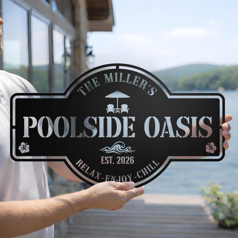 Pool Signs Custom Custom Pool Sign - Etsy