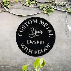 Custom Sign for Wall, Custom Metal Sign, Custom Outdoor Sign, Parking Sign, Business Sign, Property Sign, Choose Your Colors, Fonts & Size