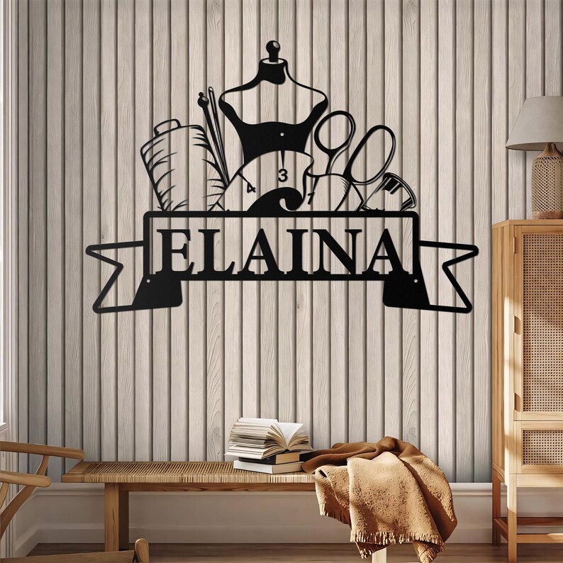 Sewing Room Sign,personalized Gift,sewing Decor,metal Sewing Sign