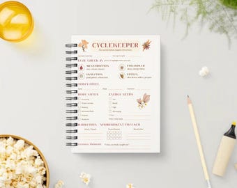 Bundel vruchtbaarheidsplanner | TTC-tracker van 3 maanden | Ovulatie, BBT-grafiek, logboek baarmoederhalsslijm, cyclusregistratie | Digitale download