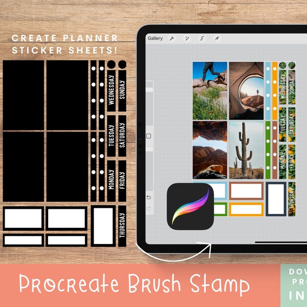 Procreate Digital Sticker Template Etsy Procreate Digital Sticker Template Etsy