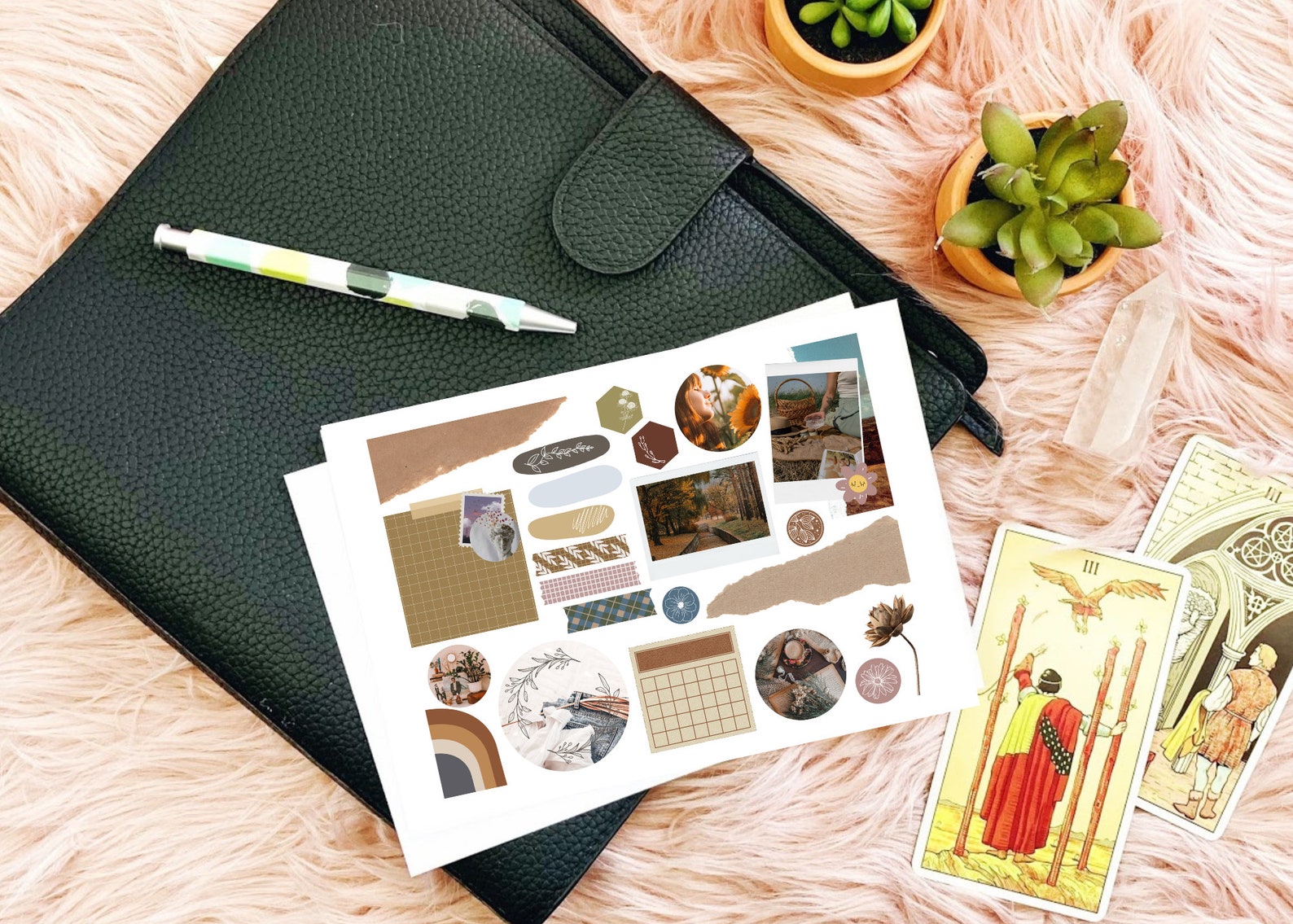 Canva Sticker Template for Cricut Printable Planner Stickers - Etsy