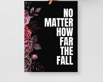 Egal wie weit der Fall ist