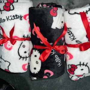 Hello Kitty Linda Pareja Pijamas, Pantalones de Pijama Fondos Sanrio Regalo para ella Pijamas Pantalones de Mujer, Regalo para ella, Pantalones Y2k, Pantalones Baggy imagen 2