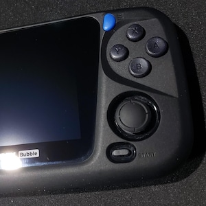Botón "START" azul de GKD Bubble Game Gear / Color personalizado - Edición limitada, fundido a mano y hecho por encargo.