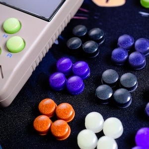 Miyoo Mini and Miyoo Mini plus - Limited custom Various colors fluorescent hand made ABXY Buttons