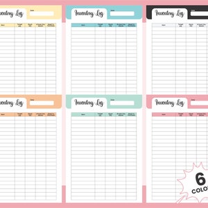 Printable Inventory Management Sheet, Product Inventory Tracker, Direct ...