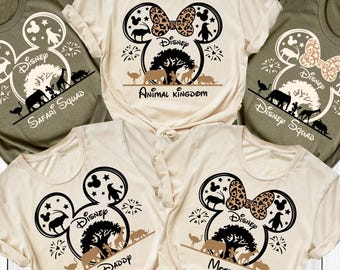 Custom Disney Animal Kingdom 2026 Shirt, Disney Safari Squad Family Shirts, Safari Name Trip 2026 Shirt, Disney Animal Kingdom Vacation Tees