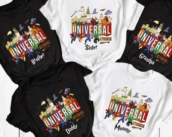Custom Universal Studios Family Trip Shirt, Disney Orlando Park Shirts, Orlando Park Universe 2026 Shirt,  Universe Studios Matching Shirt