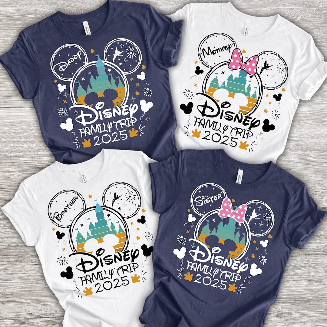 Custom Disneyworld Family Trip Shirt, Disney Family Vacation Shirt - Main Image