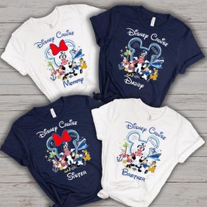 Custom Disney Cruise 2025 Family Matching Shirt, Disney Cruise Shirt, Disney Cruise Trip Shirt, 2025 Disney Cruise Custom Family Name Shirt