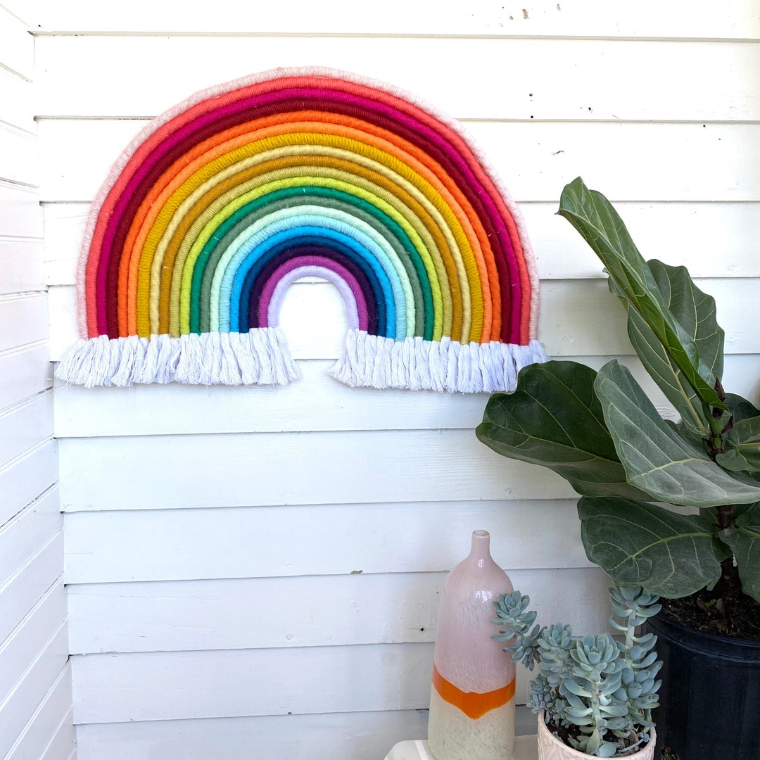 Extra Large Rainbow Wall Hanging Etsy