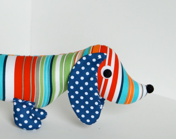 Softie Stuffed Animal Plush Wiener Dog Baby Toy Doll REGGIE Etsy