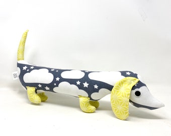 Cute Dog Plushie, Stuffed Wiener Dog,  Weiner Dog Stuffie, Gift for Kids