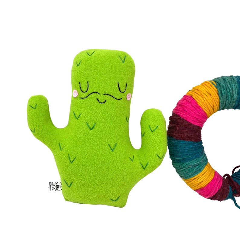 Saguaro Cactus Stuffie, Plush Cactus, Stuffed Cactus Doll for Kids and Adults, Gift for Plant Lover image 1