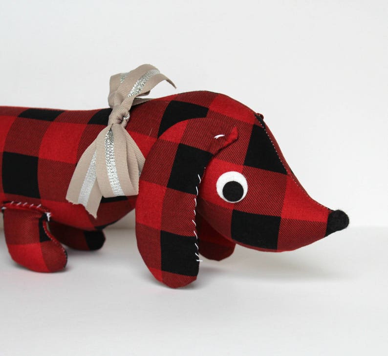 Stuffed Wiener Dog Plush Dachshund Weiner Dog Stuffie | Etsy