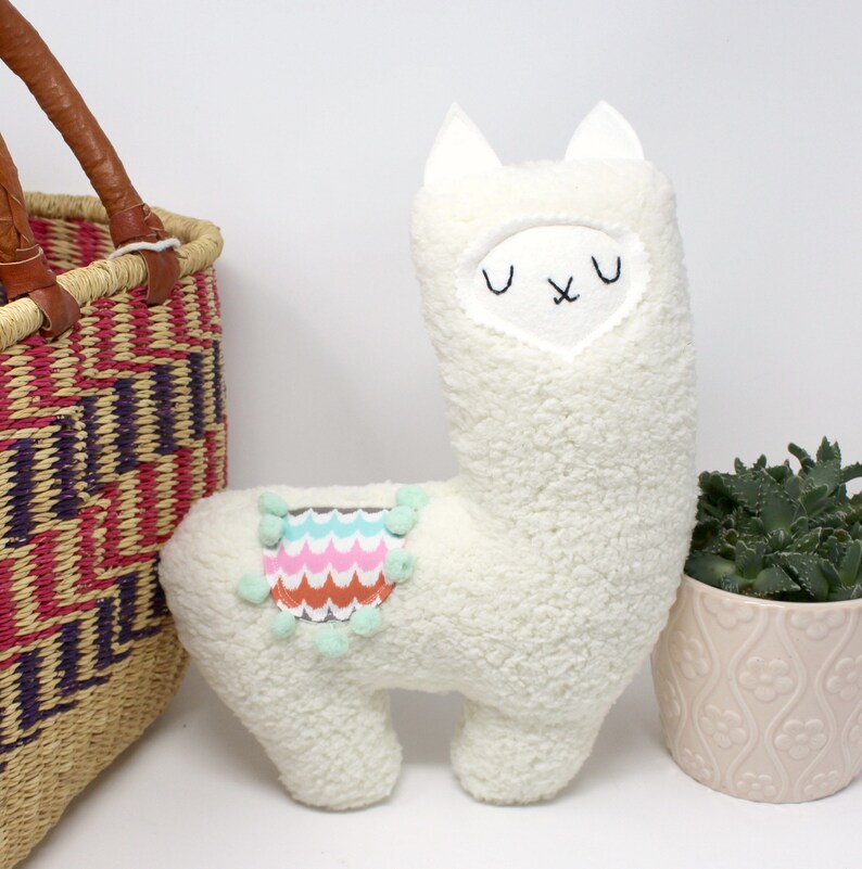 tall stuffed llama