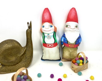 Gnome Dolls Boy and Girl, Toy Gnomes, Plush Gnomes