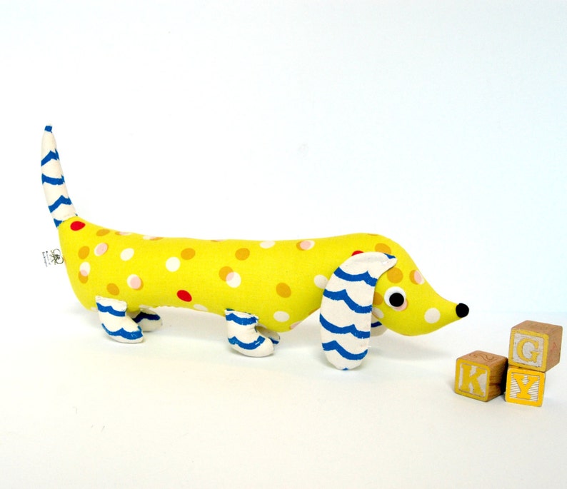 Stuffed Wiener Dog Handmade Toy Plush Dachshund Weiner Dog | Etsy