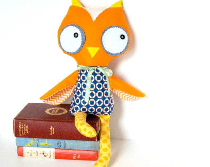 Plush Owl Softie Stuffed Owl Doll for Children and Baby Plush Toy Etsy