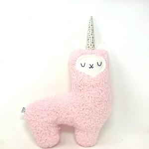 Llamacorn Stuffed Llama, Plush Llama, Llama Stuffie, Llama Baby Toy image 7