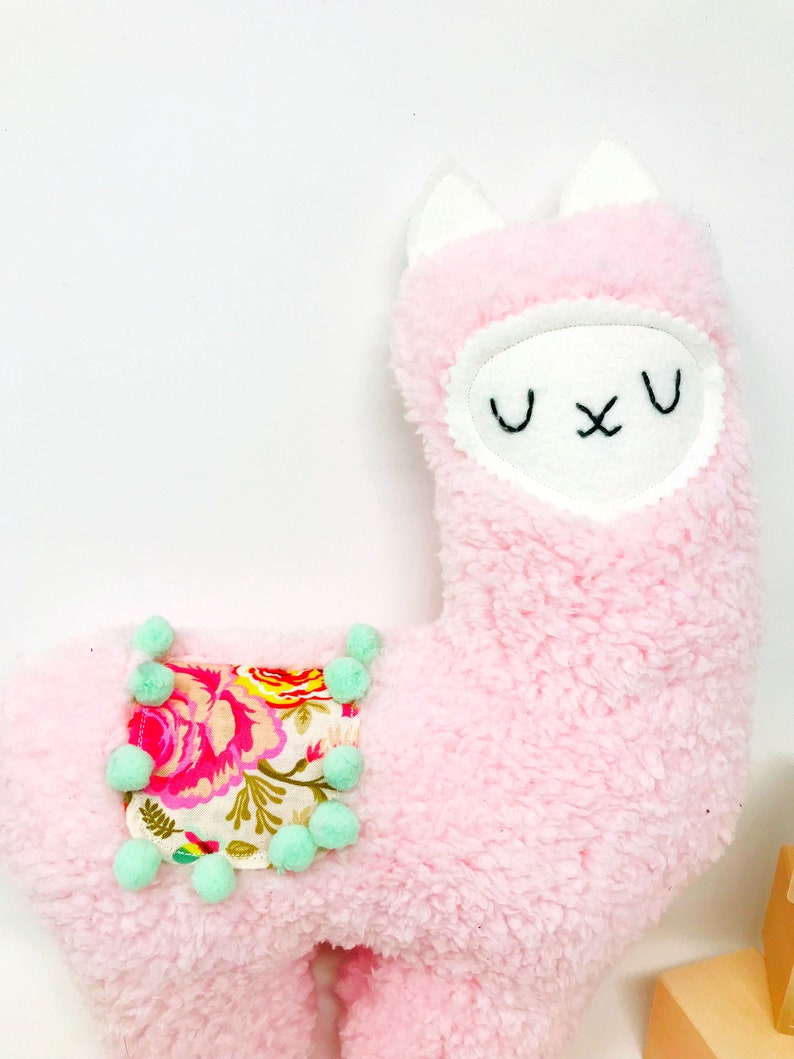 Pink Stuffed Llama Llama Stuffie Plush Llama Llama Toy New | Etsy