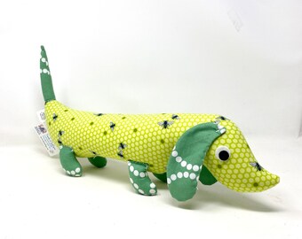 Dog Plushie, Stuffed Wiener Dog,  Weiner Dog Stuffie, Plushies Cute