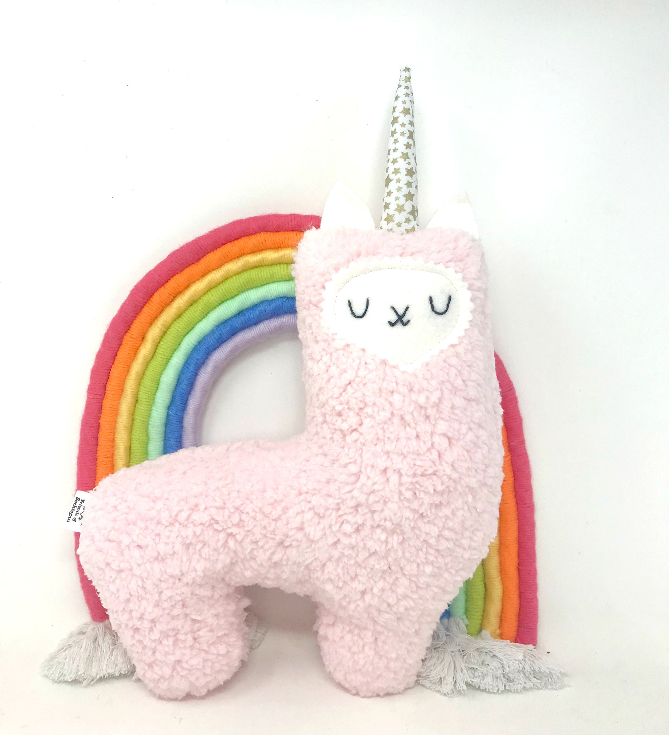 Llamacorn Stuffed Llama Plush Llama Llama Stuffie Llama Baby