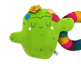 Pluche Cactus, Cactus Stuffie, Gevulde Cactus Pop voor kinderen en volwassenen, Cadeau voor plantenliefhebber