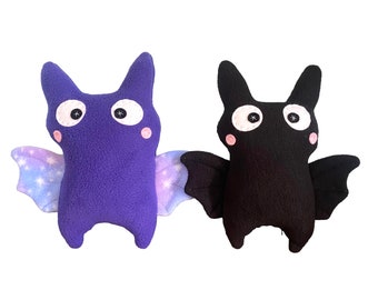 Chauve-souris en peluche d’Halloween, Bat Stuffie, Bat Plushie, Chauve-souris Kawaii