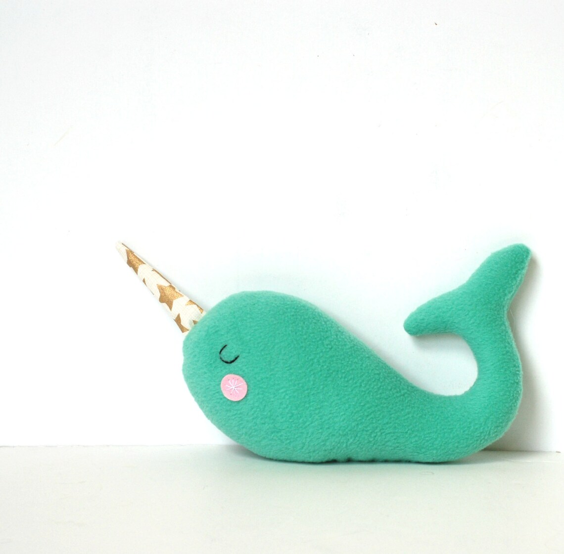 Narwhal Baby Toy New Baby Gift Nautical Toy Narwhal Softie Etsy