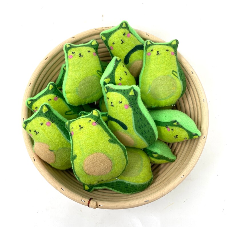 Avo-Catos The Avocado Catnip Toy Set of 2 image 1