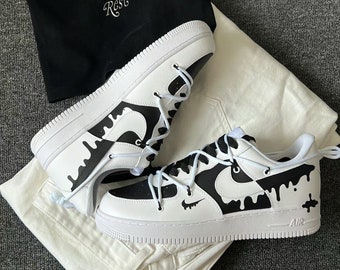 ドリッピングペイント エアフォース1 カスタムスニーカー - Etsy 日本