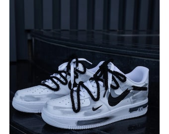 Custom Hand-Painted Air Force 1 Sneakers: Street Style Anime Shoes