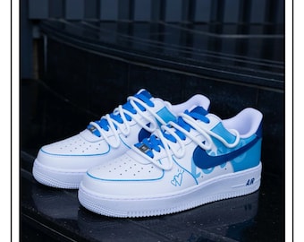 Custom Hand-Painted Air Force 1 Sneakers: Anime Cartoon Shoes
