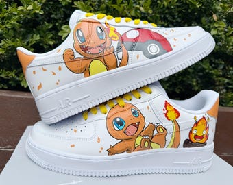 Malowane ręcznie buty sportowe Air Force 1: spersonalizowane buty w stylu anime, białe, z nadrukiem na prezent, modne buty ślubne