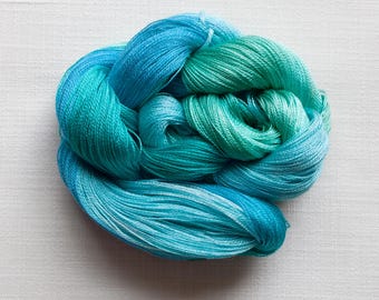 Caribbean Handpainted Yarn: Tencel, Rayon, or Chenille - 4 oz Skein, Custom Colors