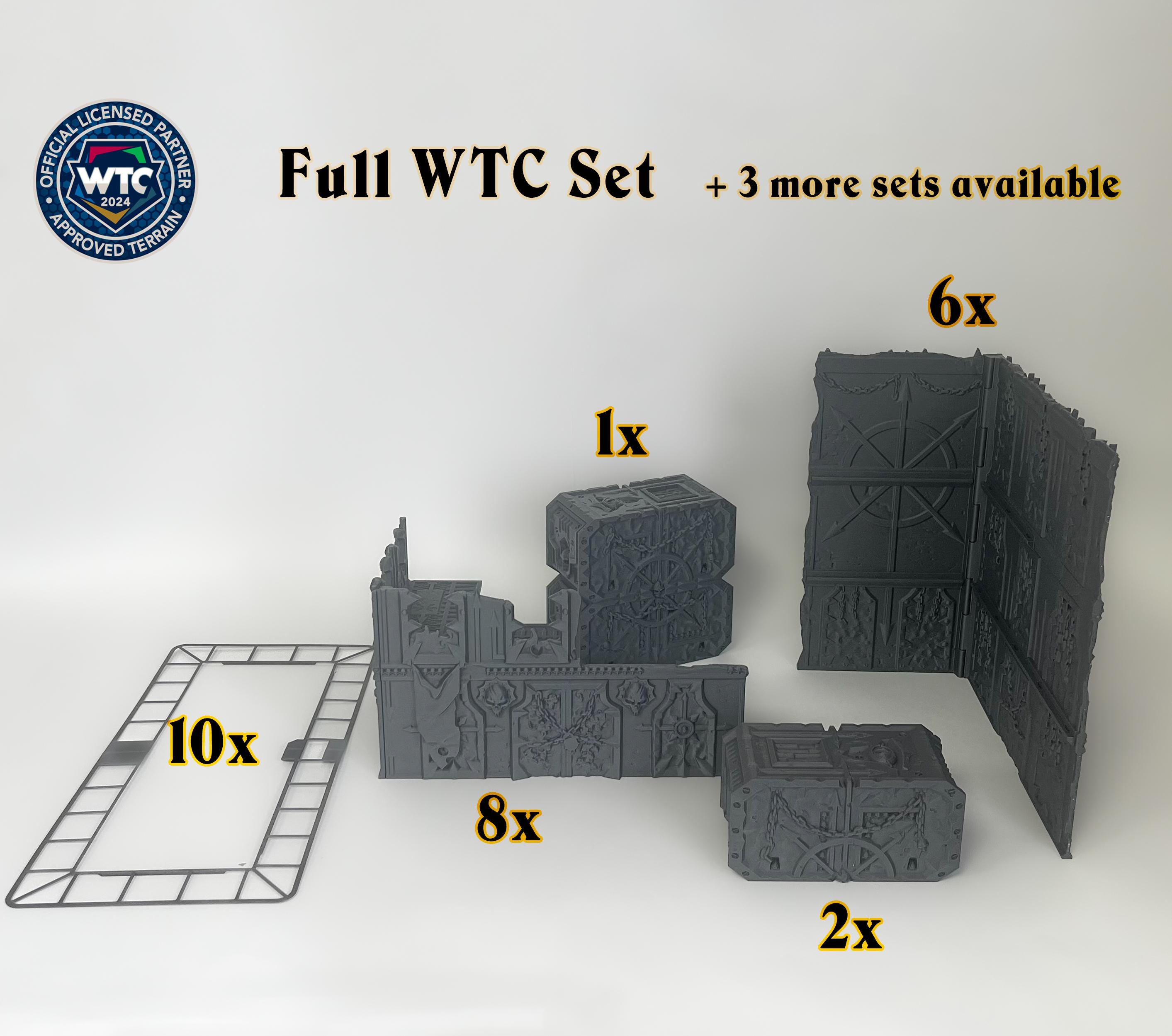 Décor Complet Warhammer 40K Chaos WTC Pliable 4x6x4 Par Proxyfactorum