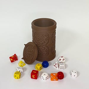 Würfel Knast und Glas | Würfelkasten | Dungeons and Dragons Geschenke | Brettspiel und Zubehör | Gaming-Zubehör