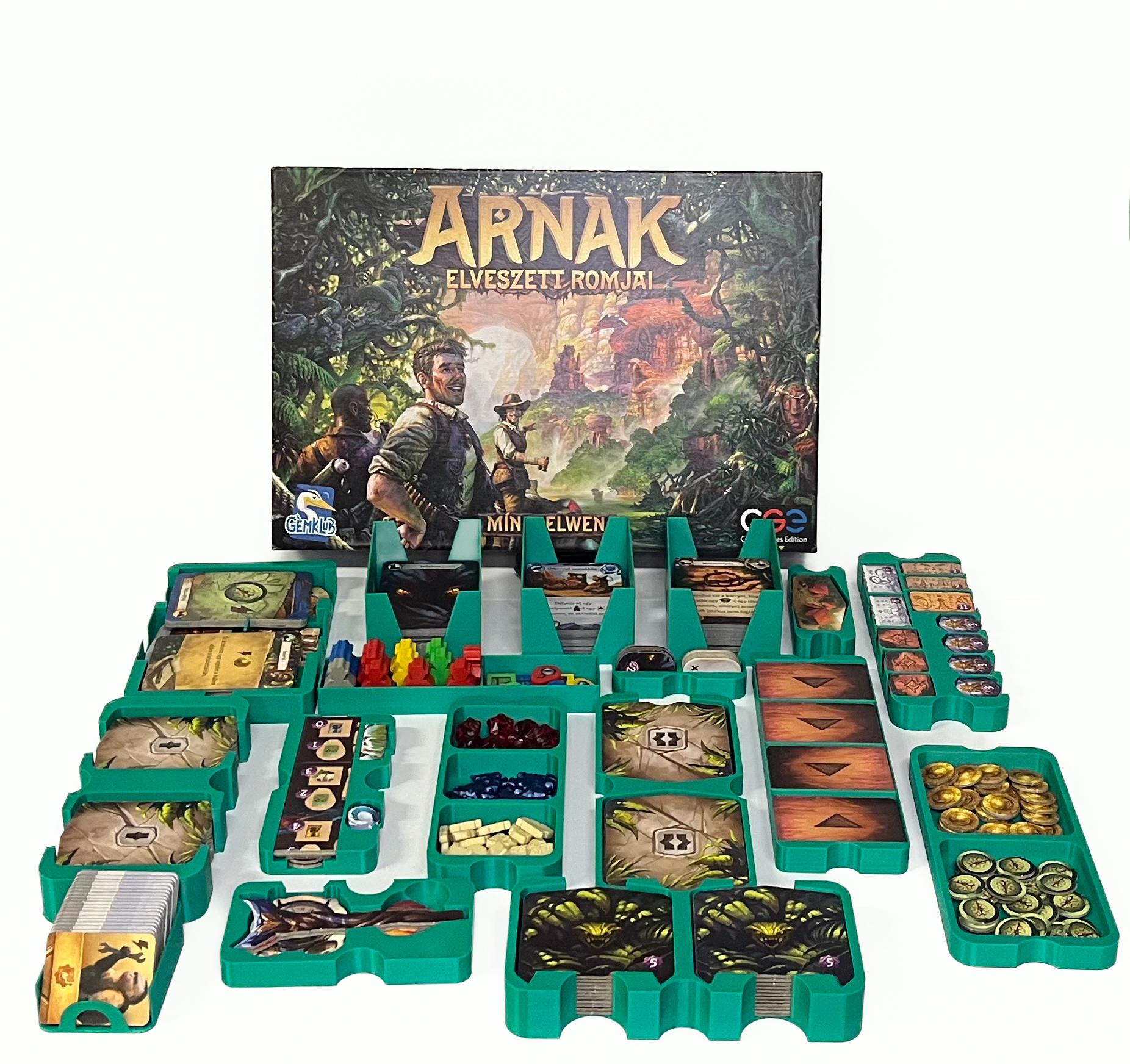 Set De Mise à Niveau 46 Pièces Pour Lost Ruins Of Arnak - Meeples En Bioplastique - Extension Jeu De Société