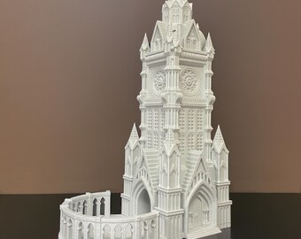 Cathedral Dice Tower: 3D Printed Dungeons and Dragons Accessory