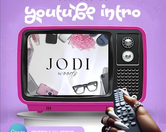 Bewerkbare YouTube-intro- en outrosjabloon | Canva-brandingkit