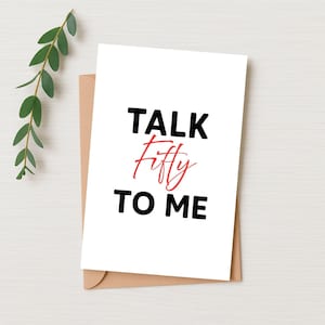 50th Birthday Card, Funny Printable Card, 50 Bday Card, 50 Years Birthday Card, 50 Birthday Card, Instant Download