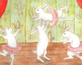 Ballet - Fine Art Rabbit Print